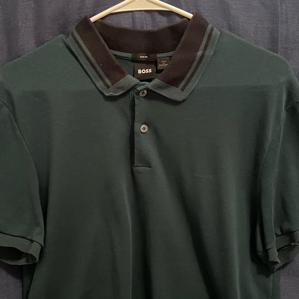 Boss Dark Teal Polo Shirt